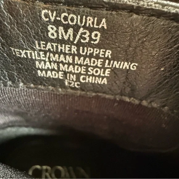 Crown Vintage Courla Bootie Side Buckle & Zipper Leather Ankle Boots NIB Size 8 - Picture 8 of 9